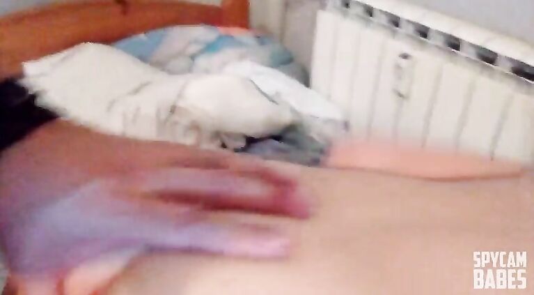 SPYCAM - Barely legal babe moans