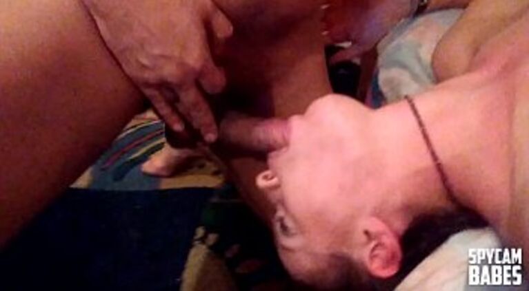 SPYCAM - d. Amateur teen reverse blowjob