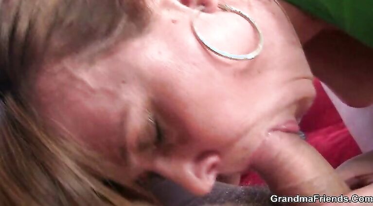 Cocksucking big tits mom getting ass fucked