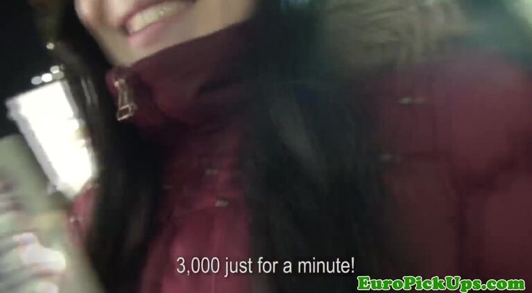Petite pulled czech babe pov dick sucking for cash