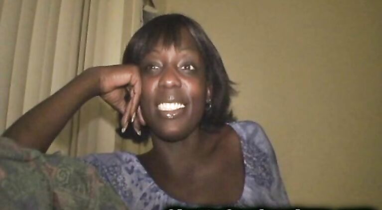 Ebony Hooker Bitch ESCAPED with her LIFE to come suck my Weener!