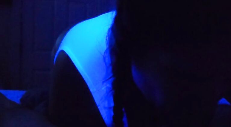 Submissive wife worships masters cock and takes facial