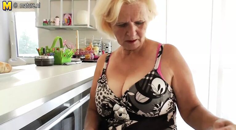 Granny Janice loves to get wet and wild