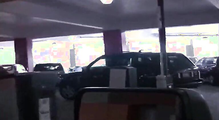 Latin milf picked up in garage