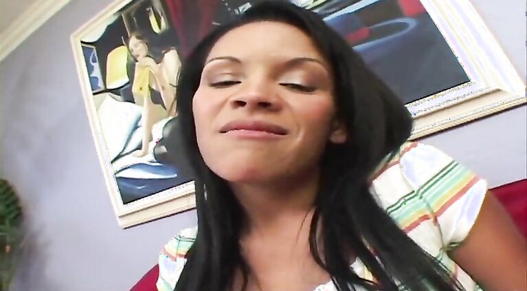 Latin milf picked up in garage