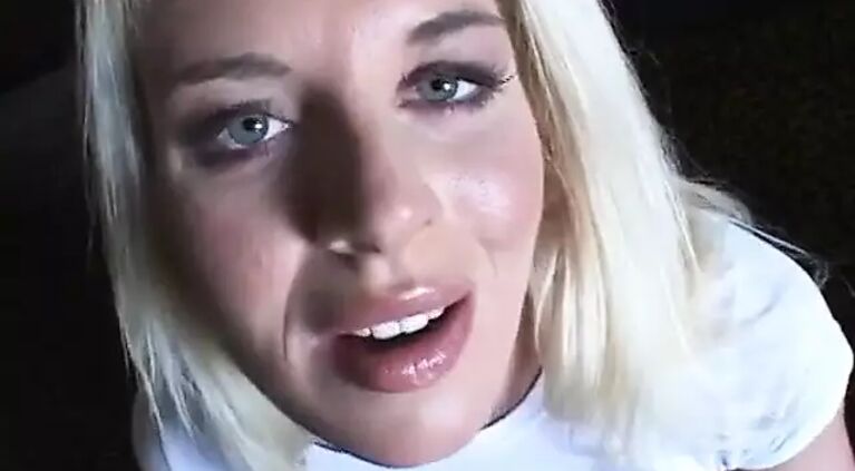 Superb blonde slut gets her asshole and pussy drilled by black dick