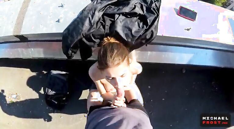 Cum in My Panties - Public OUTDOOR POV