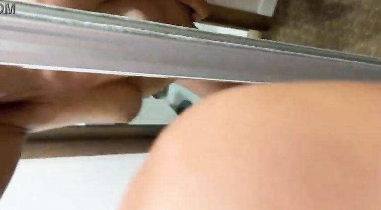 Mirror Quickie and giant Pussy Creampie with my Ex Girlfriend