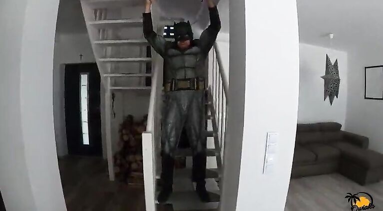 Blonde Tiny Catwoman Tries Big Batman's Friend in Her Wet Hole