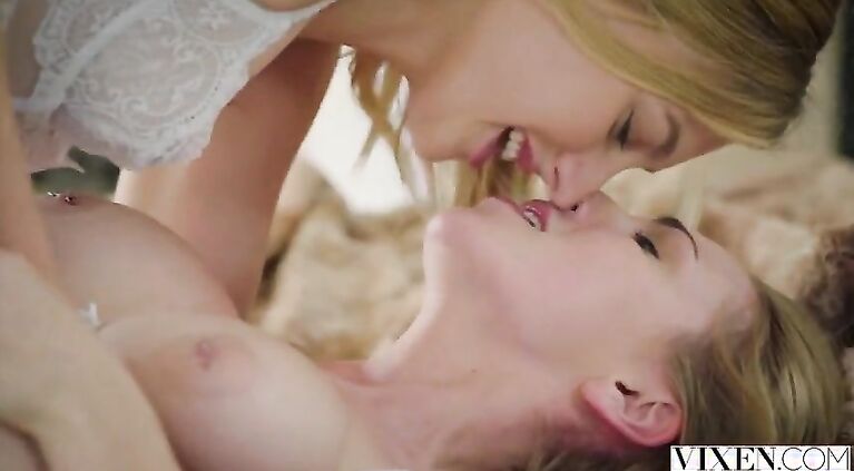 VIXEN Young Blonde Girls Share Boyfriend