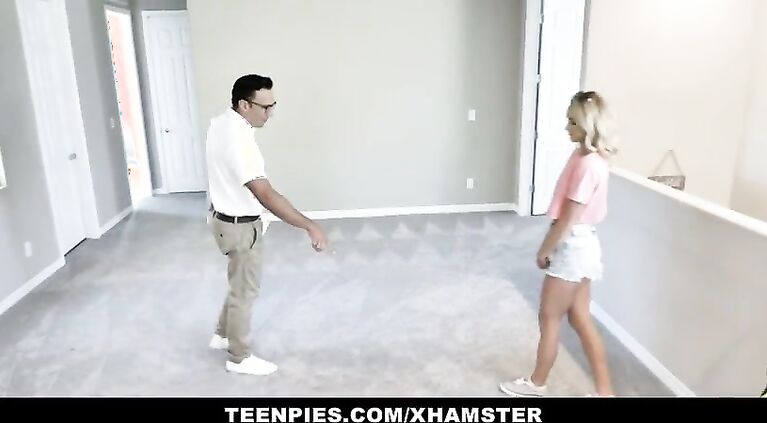 Horny Landlord Strikes A Deal With Cute Teen Slut Emma Hix
