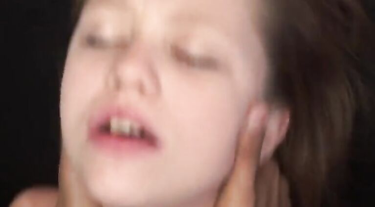 Brunette teen Allison gets creampied by black cock