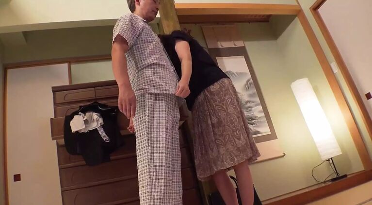 Ayaka Otowa - Ladies in her Fifties Seduces Her Stepson : Part.1
