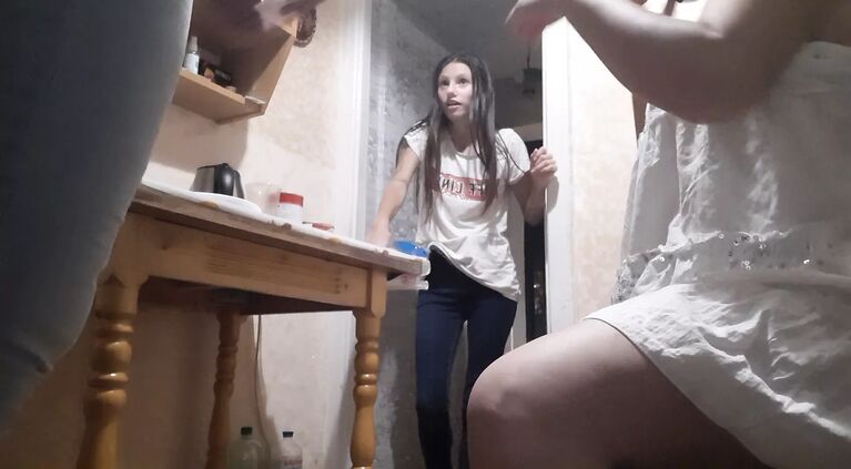 My girlfriend caught me with a mistress - Lesbian-illusion