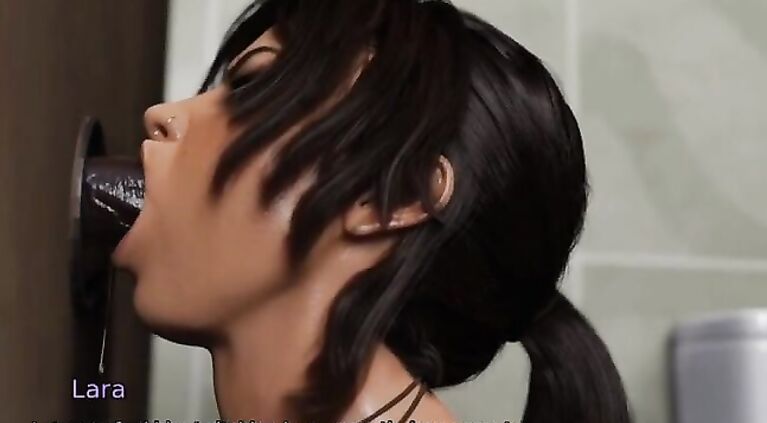 Lara Croft Adventures - Lara Croft Loves BBC GLORY HOLE - Gameplay Part 4